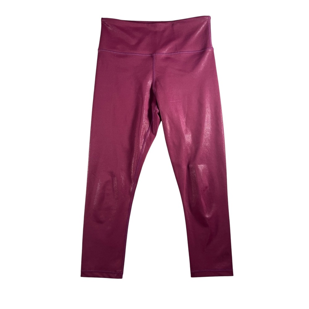Zyia Active Women's Purple/Red Crop Leggings Size‎ 6-8